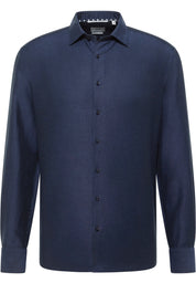Hemd Modern Fit aus Leinenmix