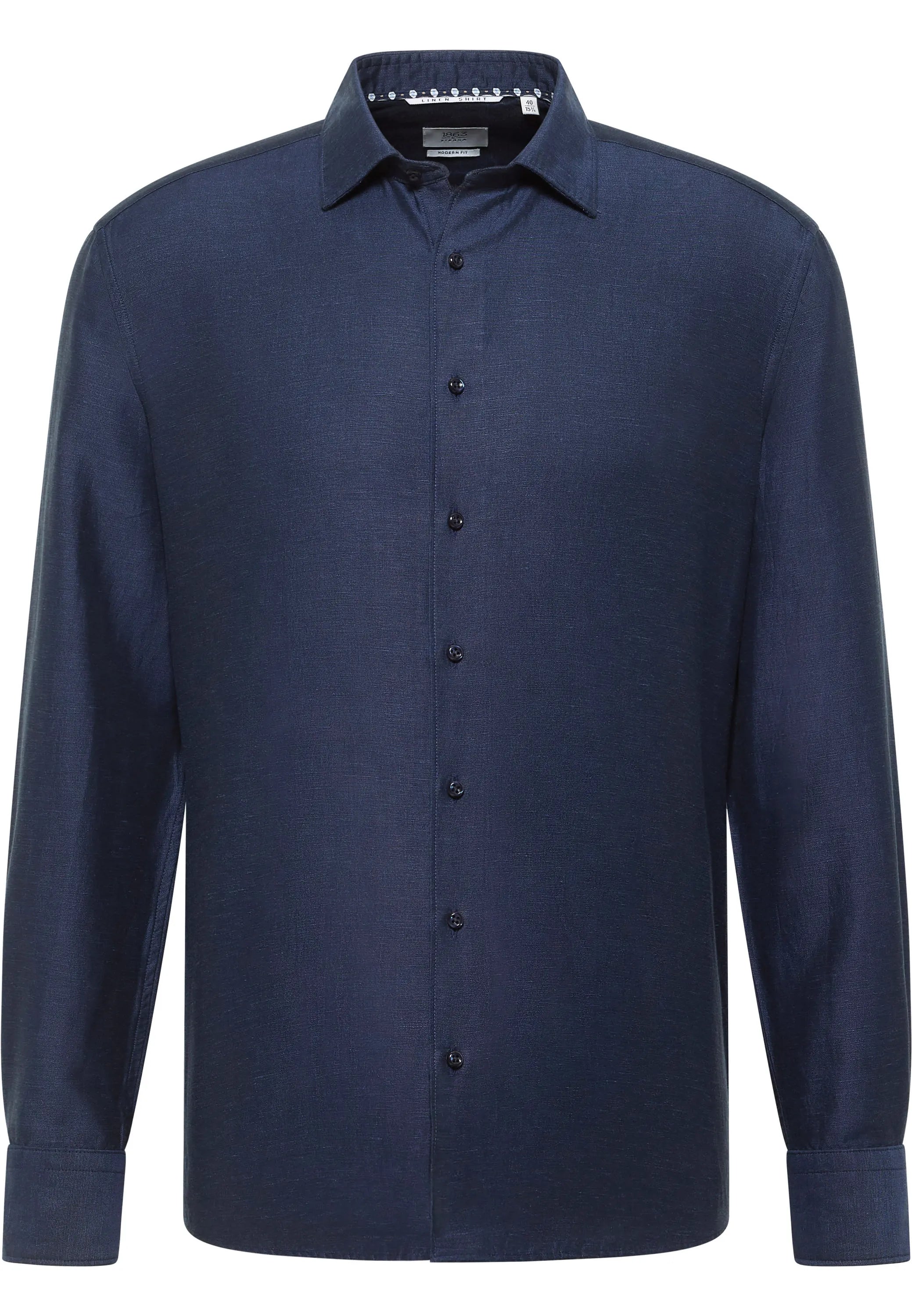 Hemd Modern Fit aus Leinenmix