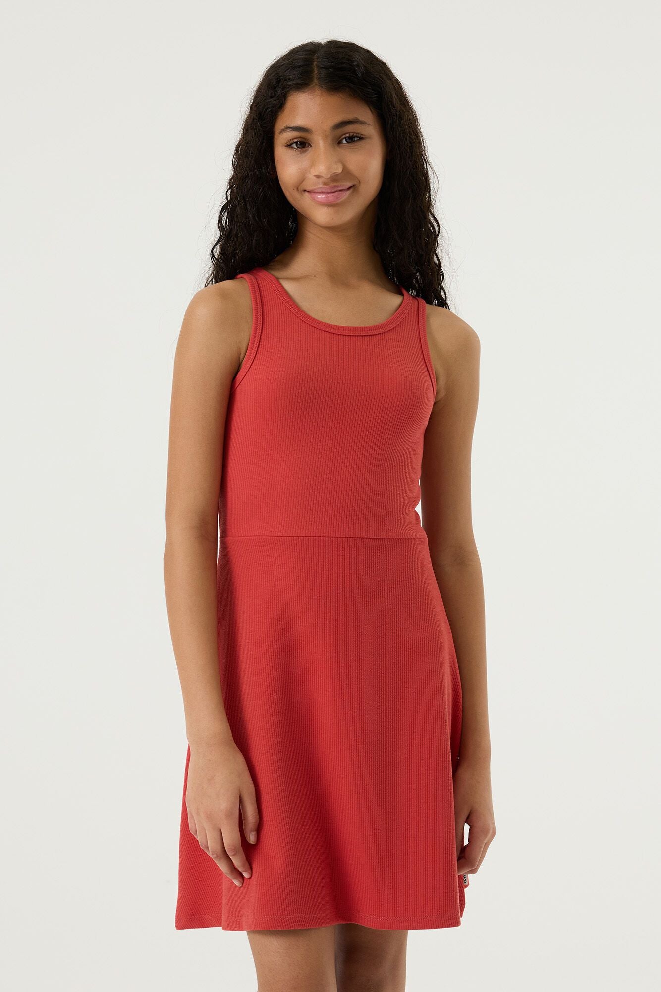 Freizeitkleid Mini aus Rippstrick