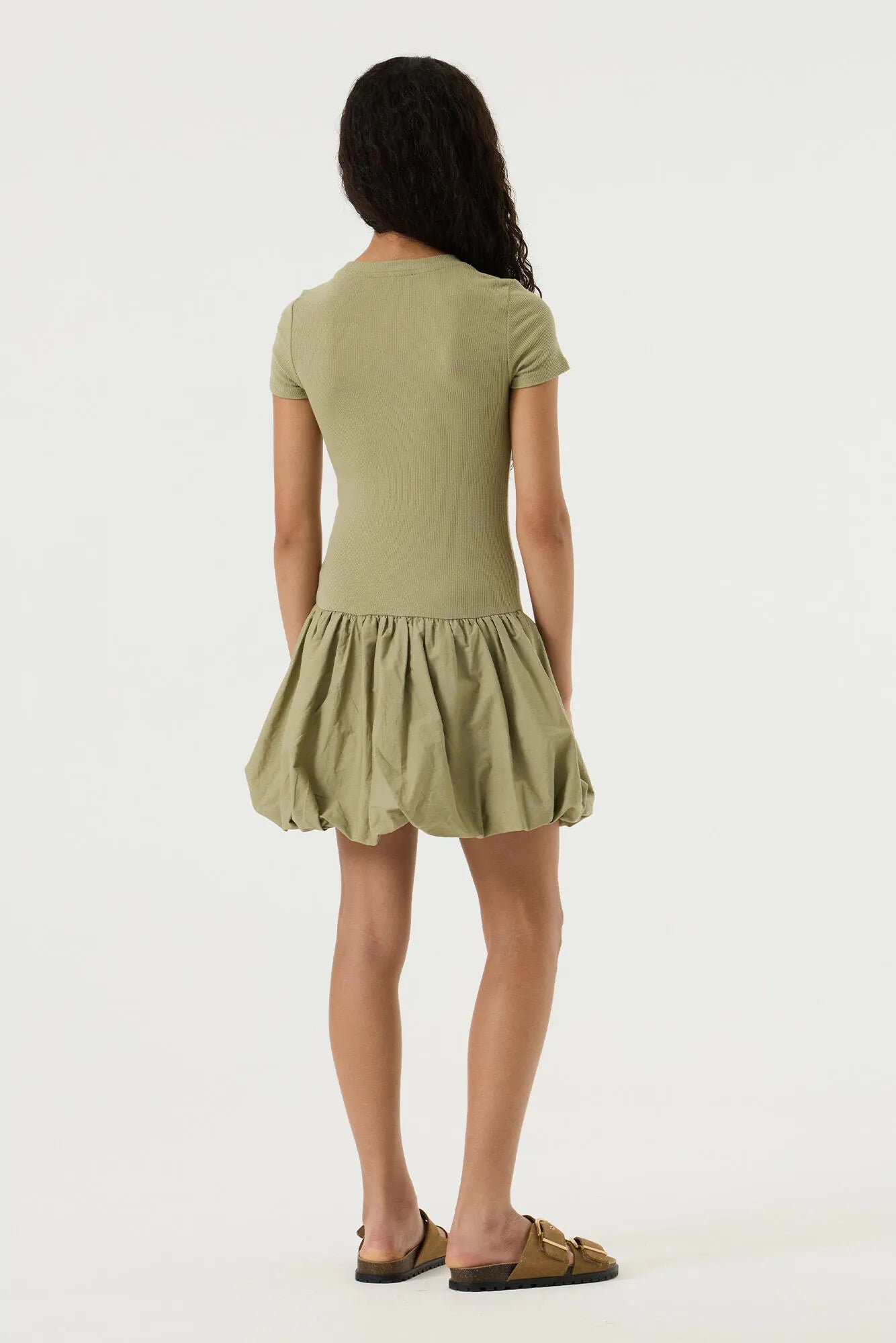 T-Shirt-Kleid Mini aus Baumwolle