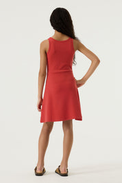 Freizeitkleid Mini aus Rippstrick