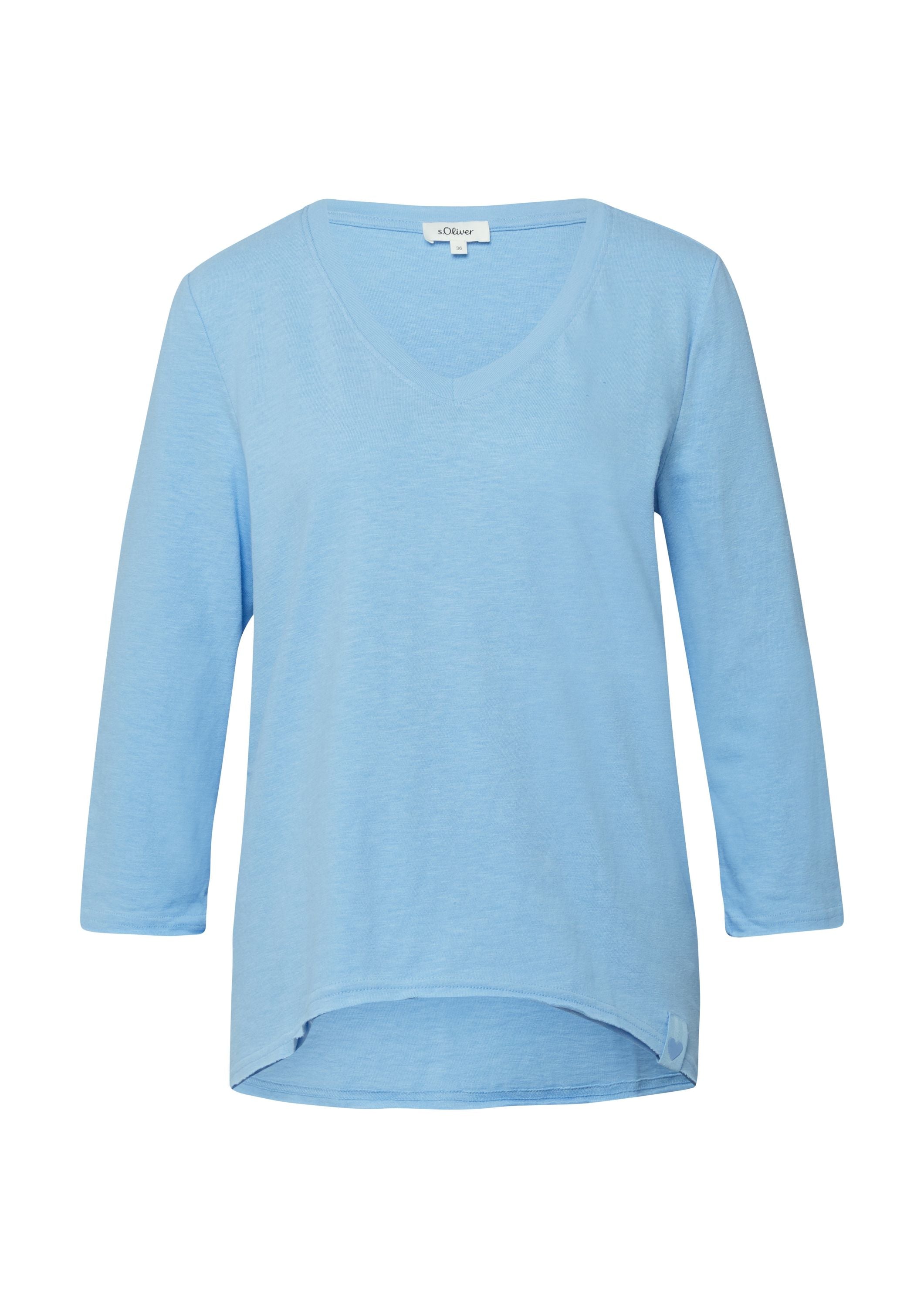 Langarmshirt aus Baumwolle