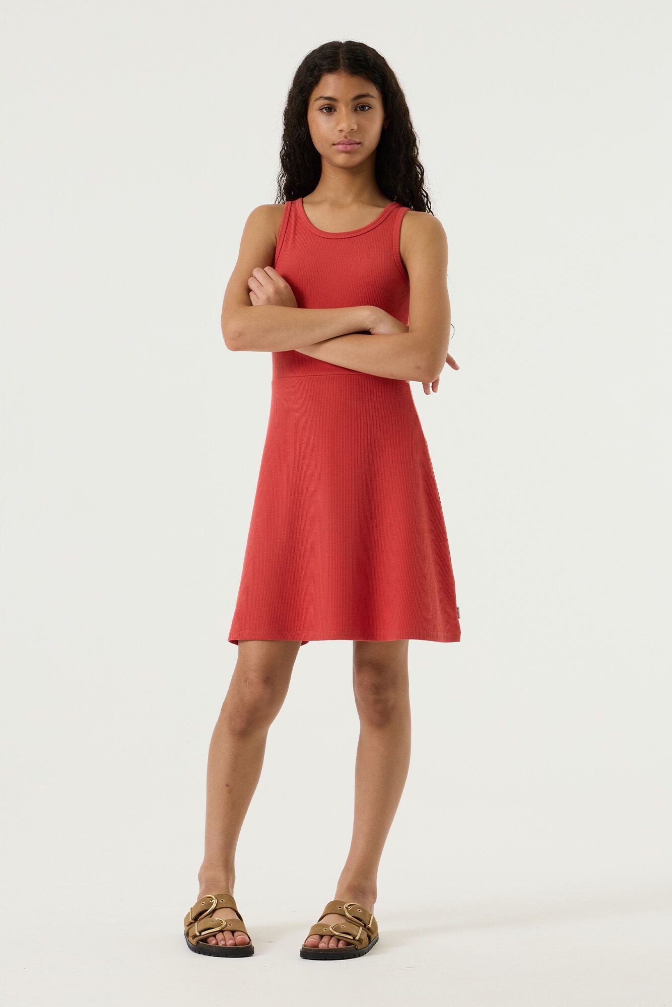 Freizeitkleid Mini aus Rippstrick
