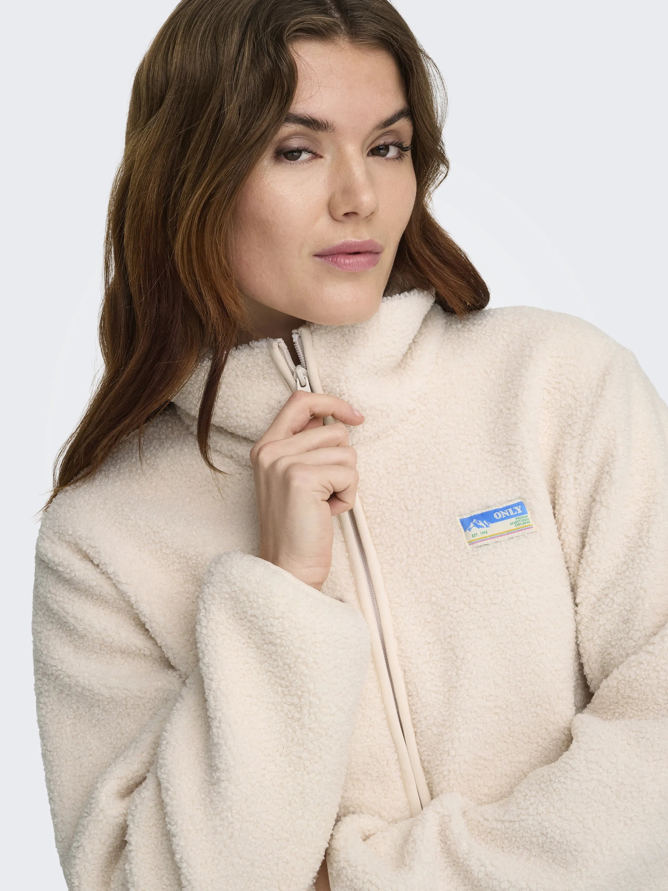 Teddyjacke ONLEVA mit Stehkragen