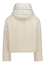 Plüschjacke in Schaf-Optik
