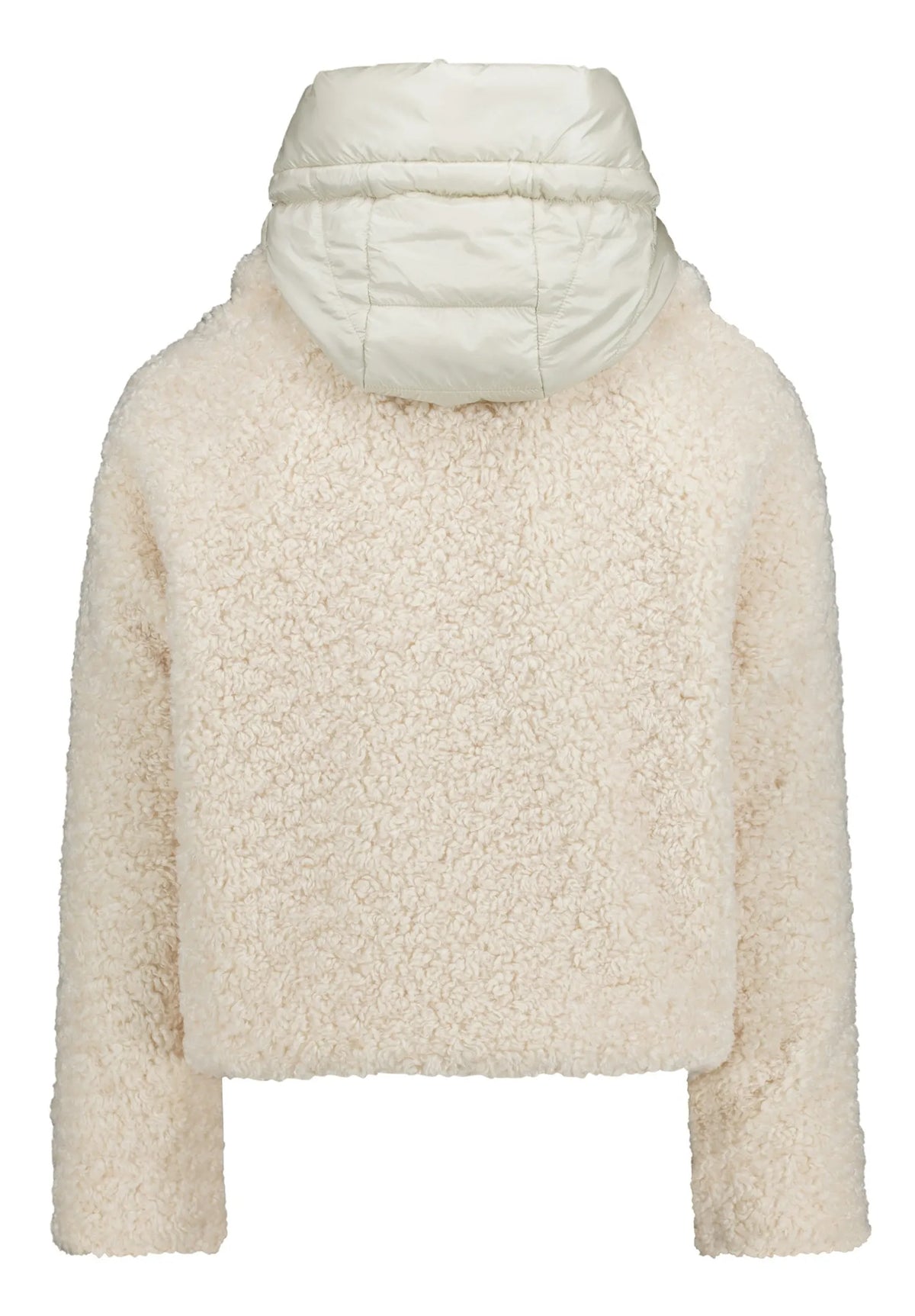 Plüschjacke in Schaf-Optik
