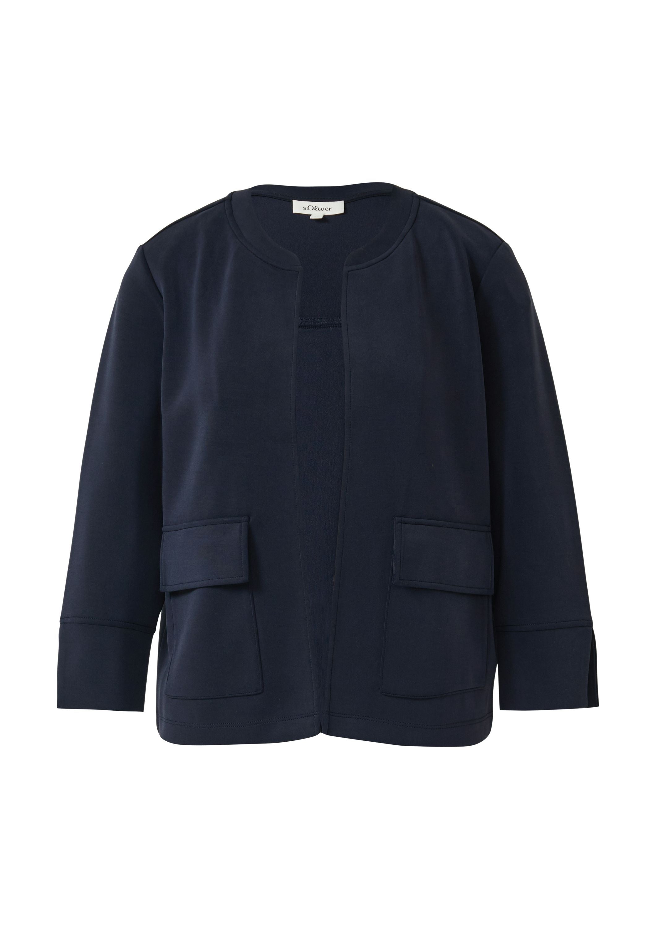 Sweatshirtjacke aus Modalmix