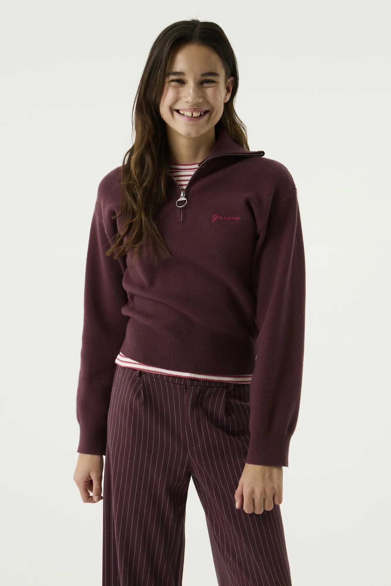 Sweatshirt mit Troyerkragen