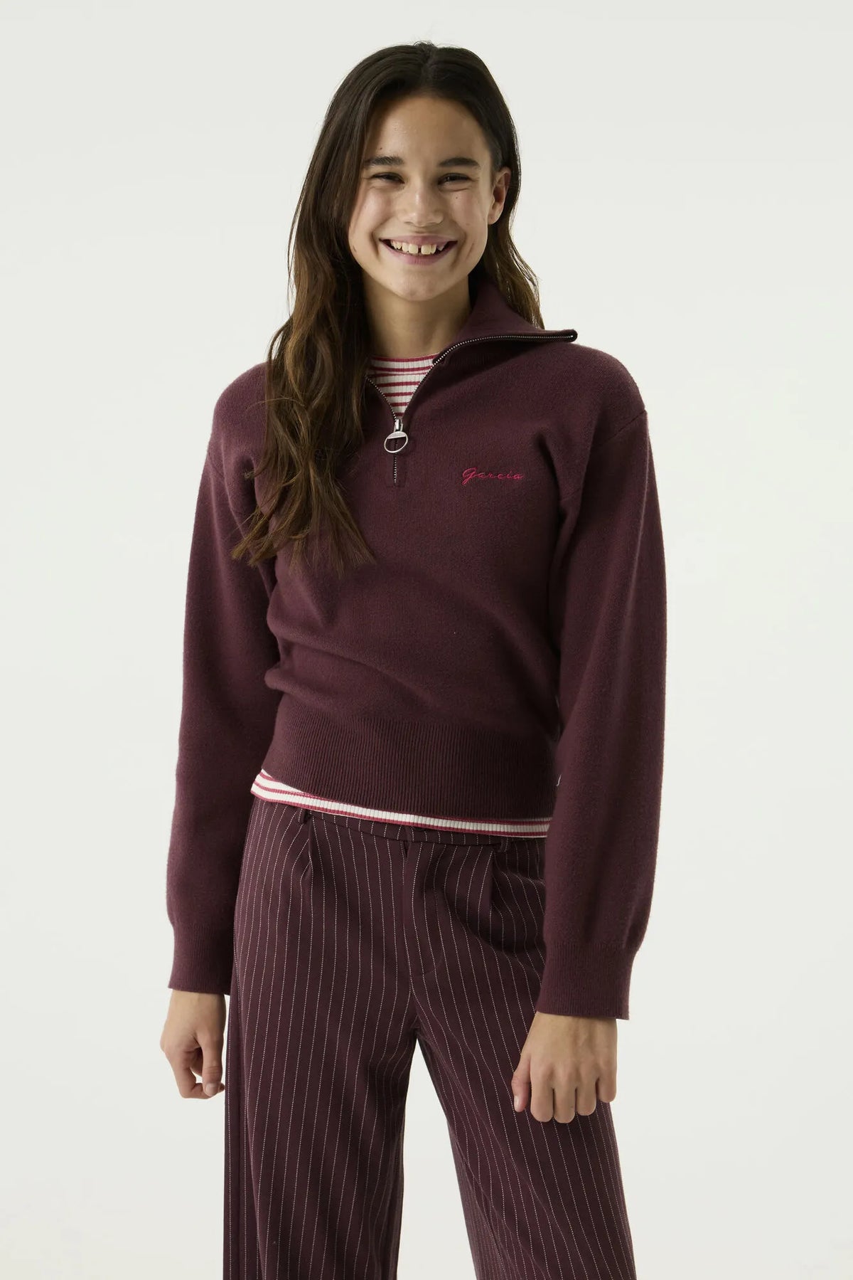 Sweatshirt mit Troyerkragen