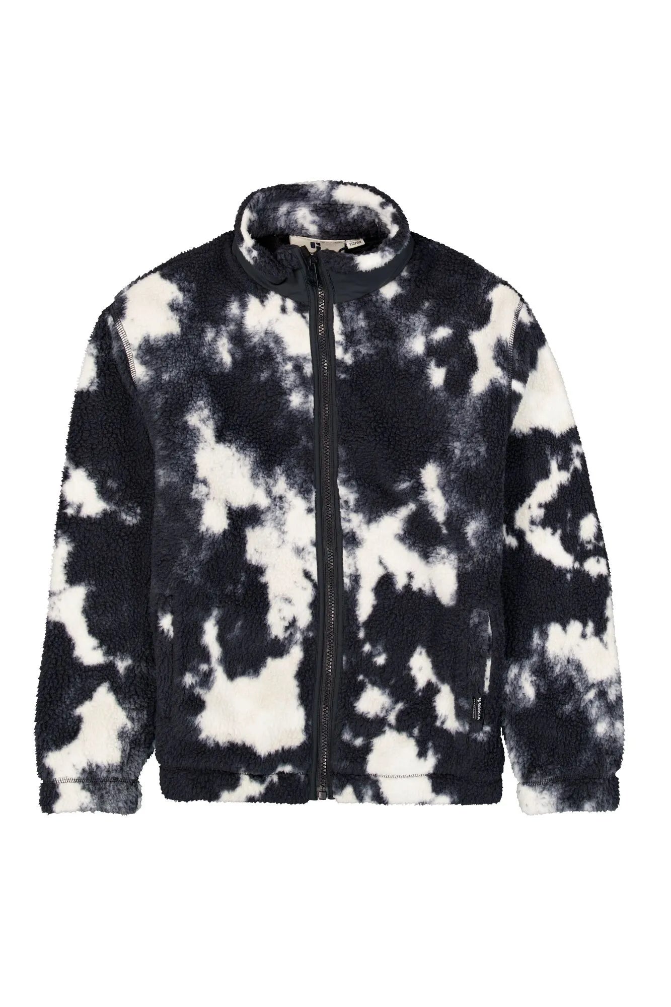 Fleecejacke mit Stehkragen