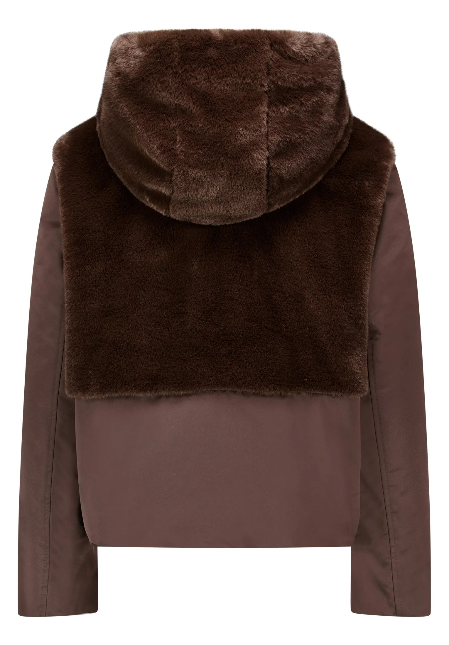 Übergangsjacke mit Kunstpelz