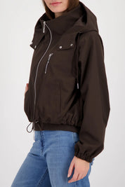 Übergangsjacke mit Kapuze