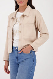 Overshirt mit aufgesetzten Taschen