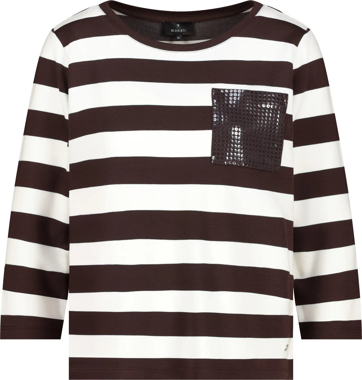 Langarmshirt Viskose gestreift