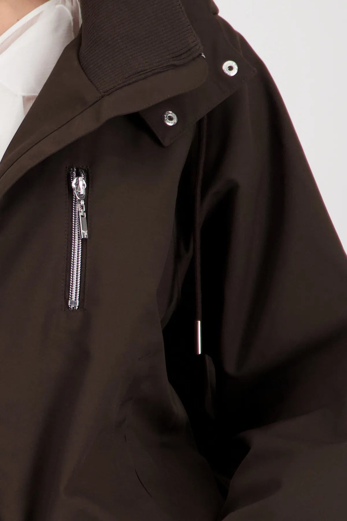 Übergangsjacke mit Kapuze