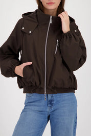 Übergangsjacke mit Kapuze