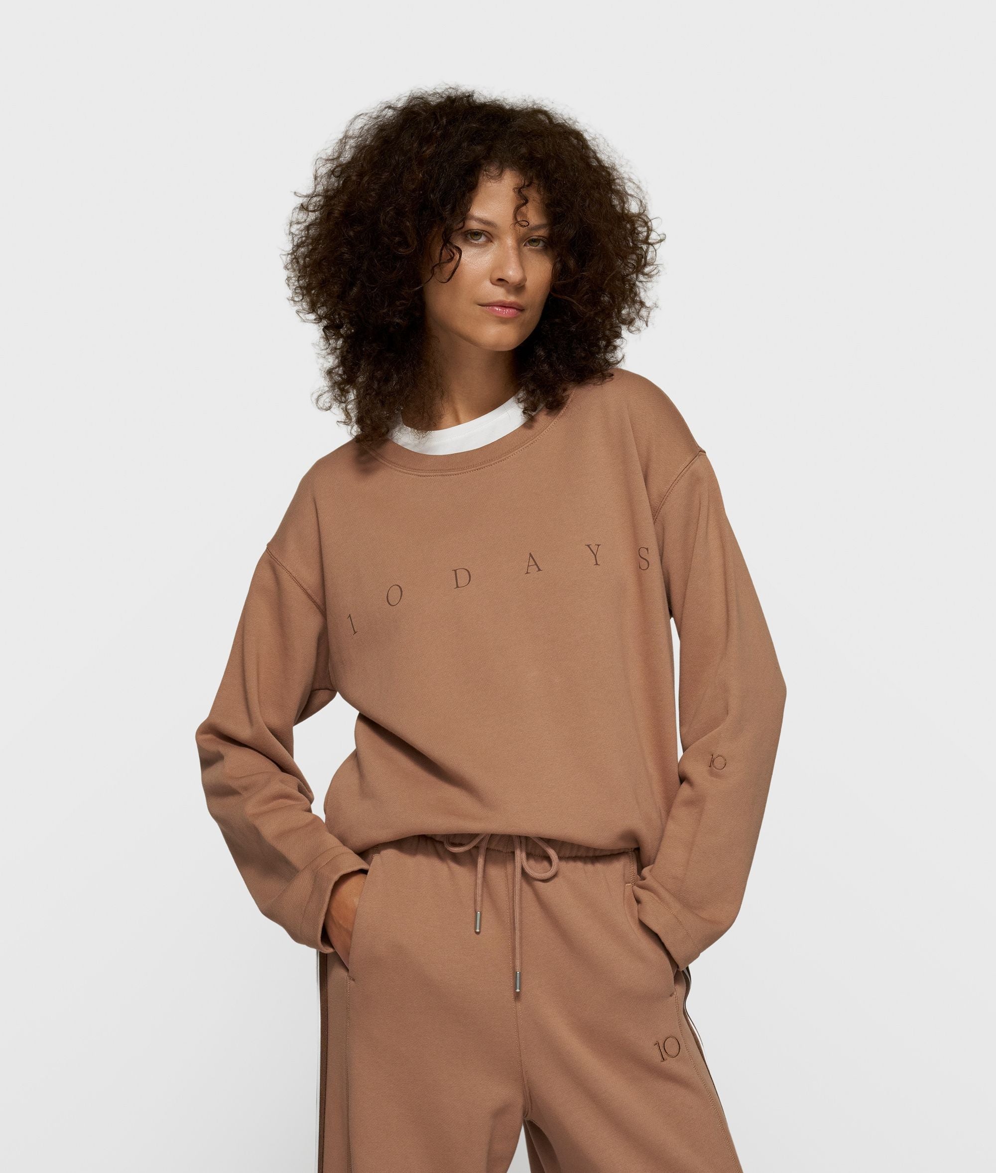Sweatshirt aus Baumwolle