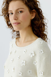 Strickpullover aus Baumwollmix