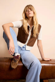 Strickjacke aus Baumwolle