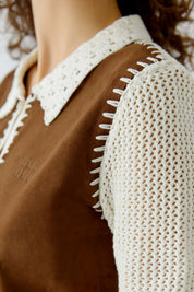 Strickjacke aus Baumwolle