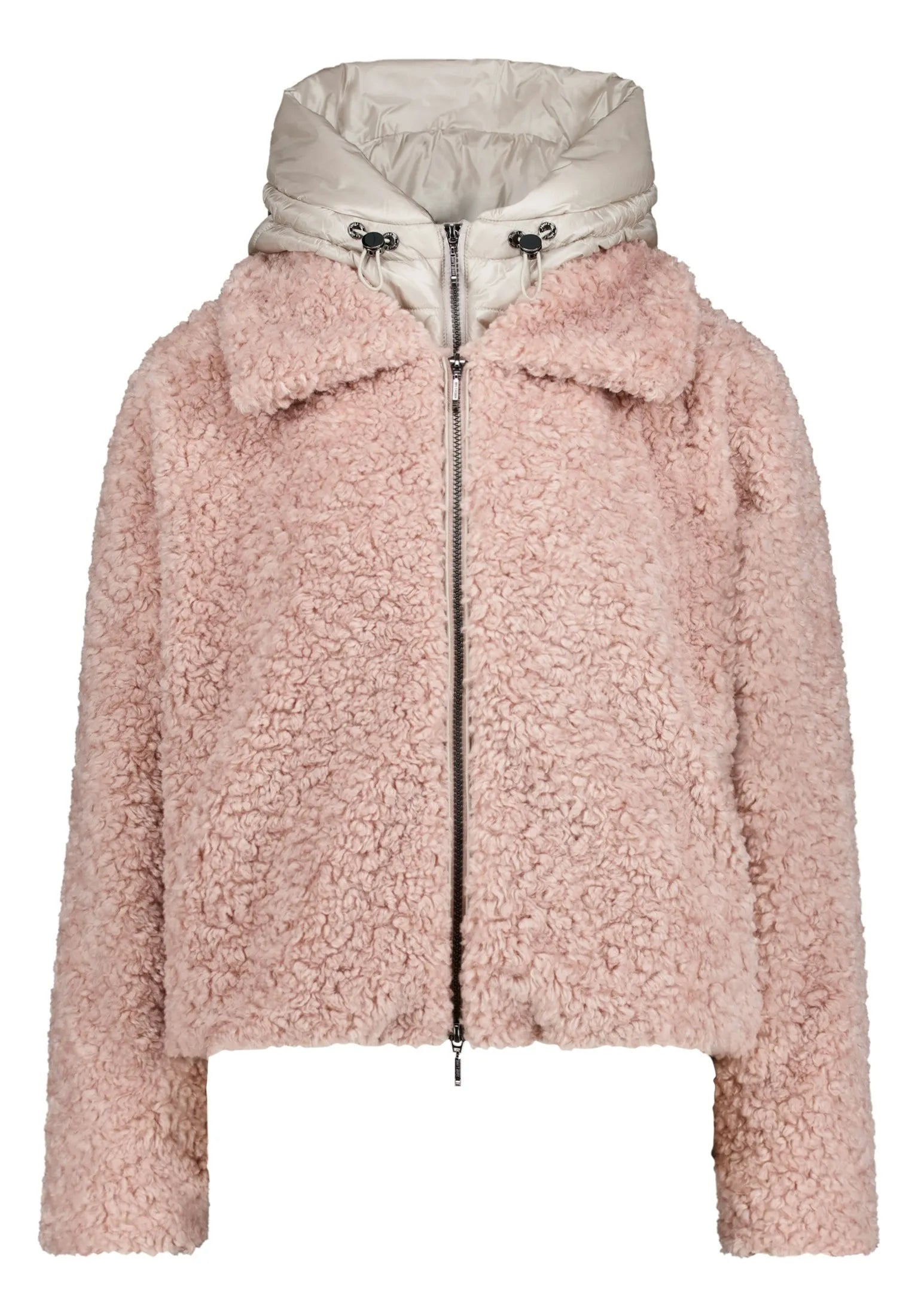 Plüschjacke in Schaf-Optik