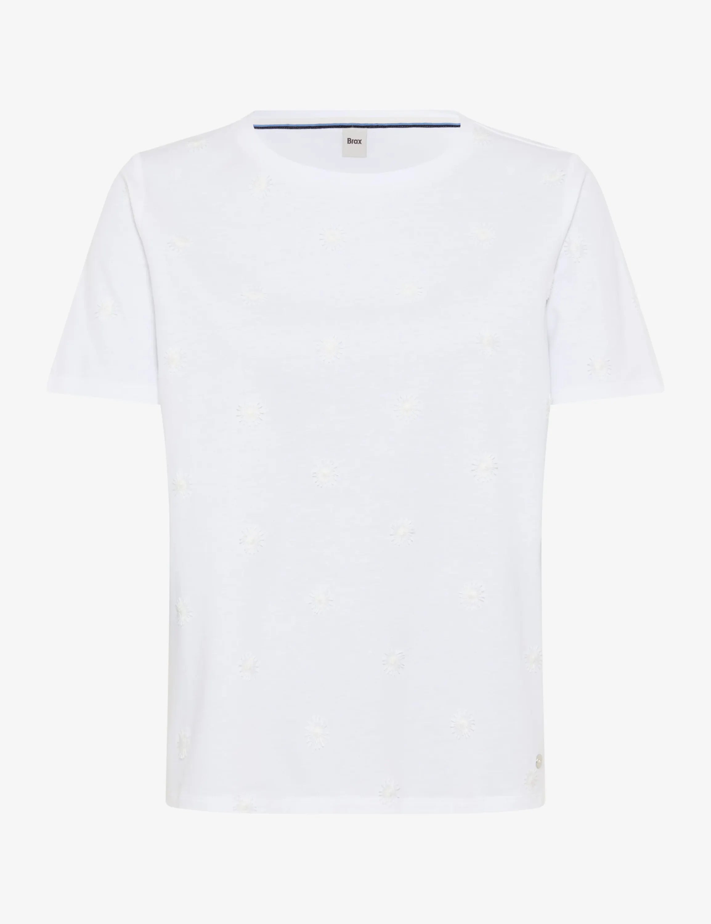 Shirt CIRA S mit Blumenstickerei