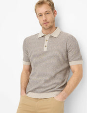 Strickpoloshirt PASCAL aus Baumwollmix