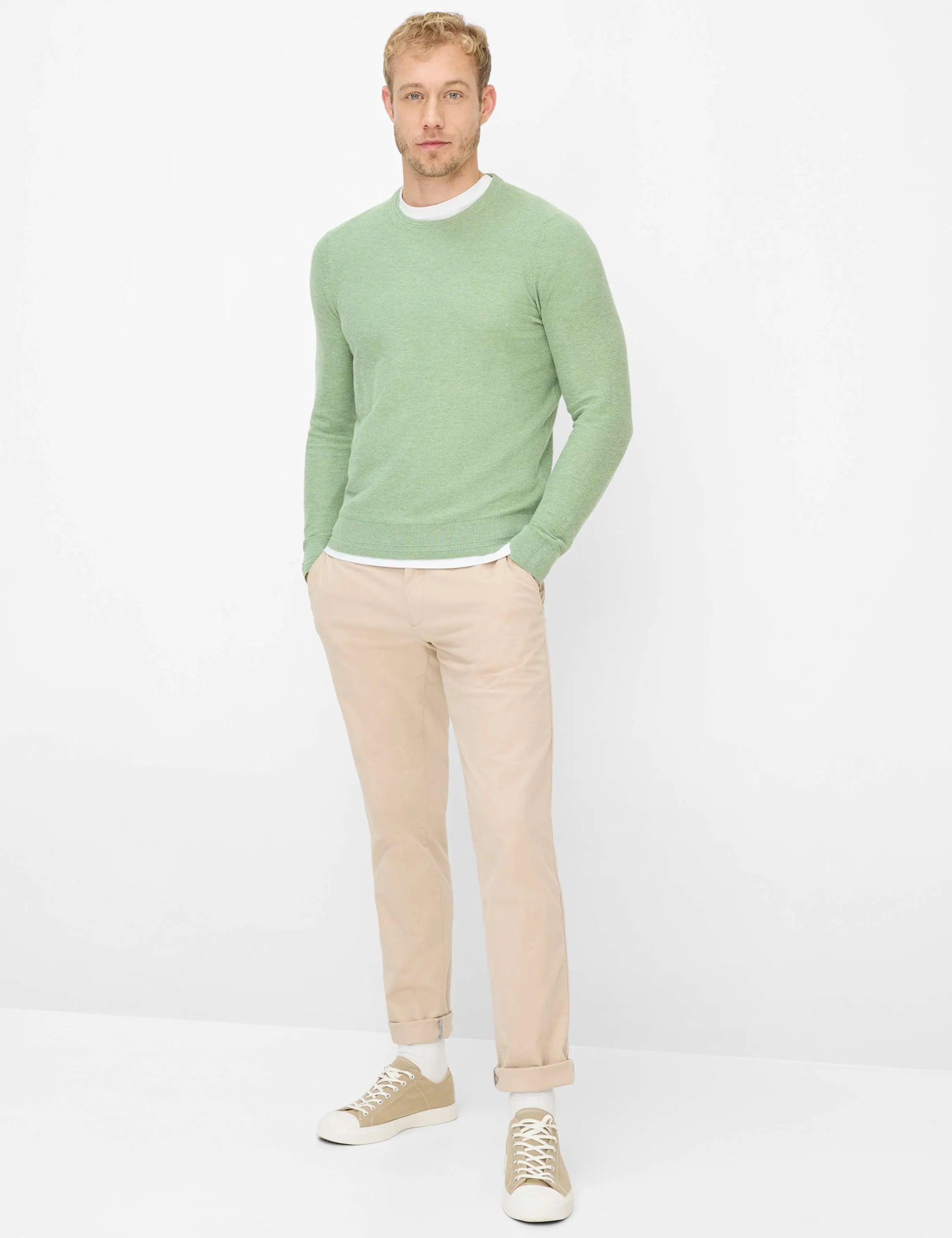 Strickpullover RICK aus Baumwollmix