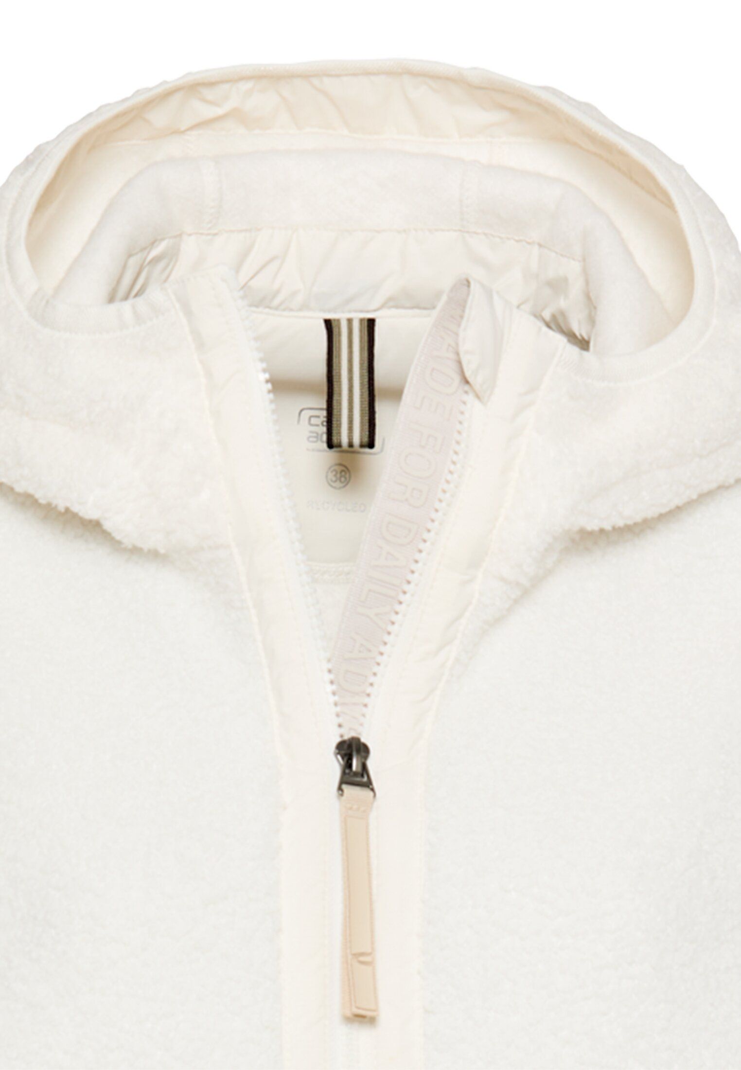 Teddy-Fleecejacke mit Kapuze