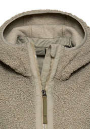 Teddy-Fleecejacke mit Kapuze