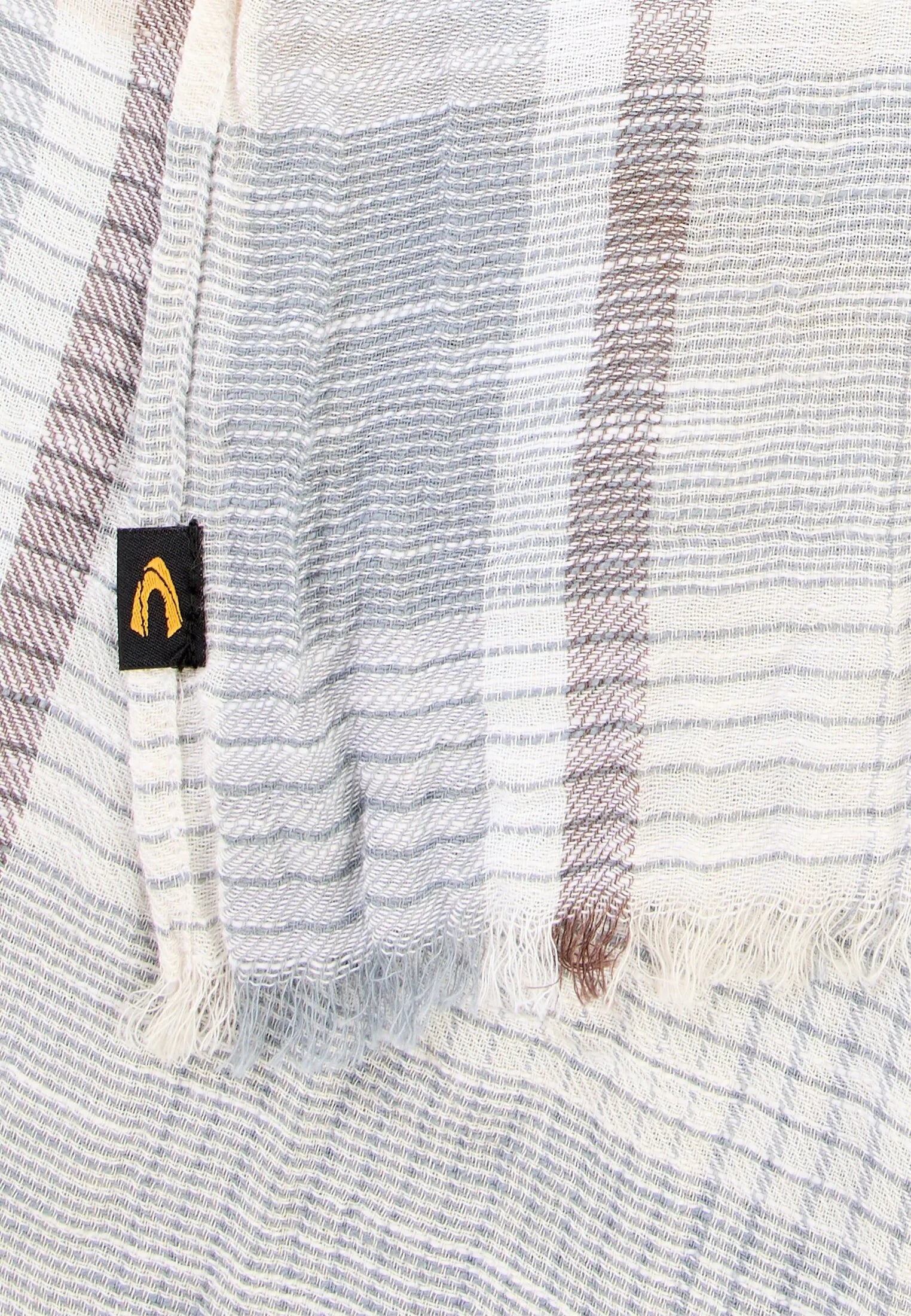 Webschal aus Baumwoll-Twill