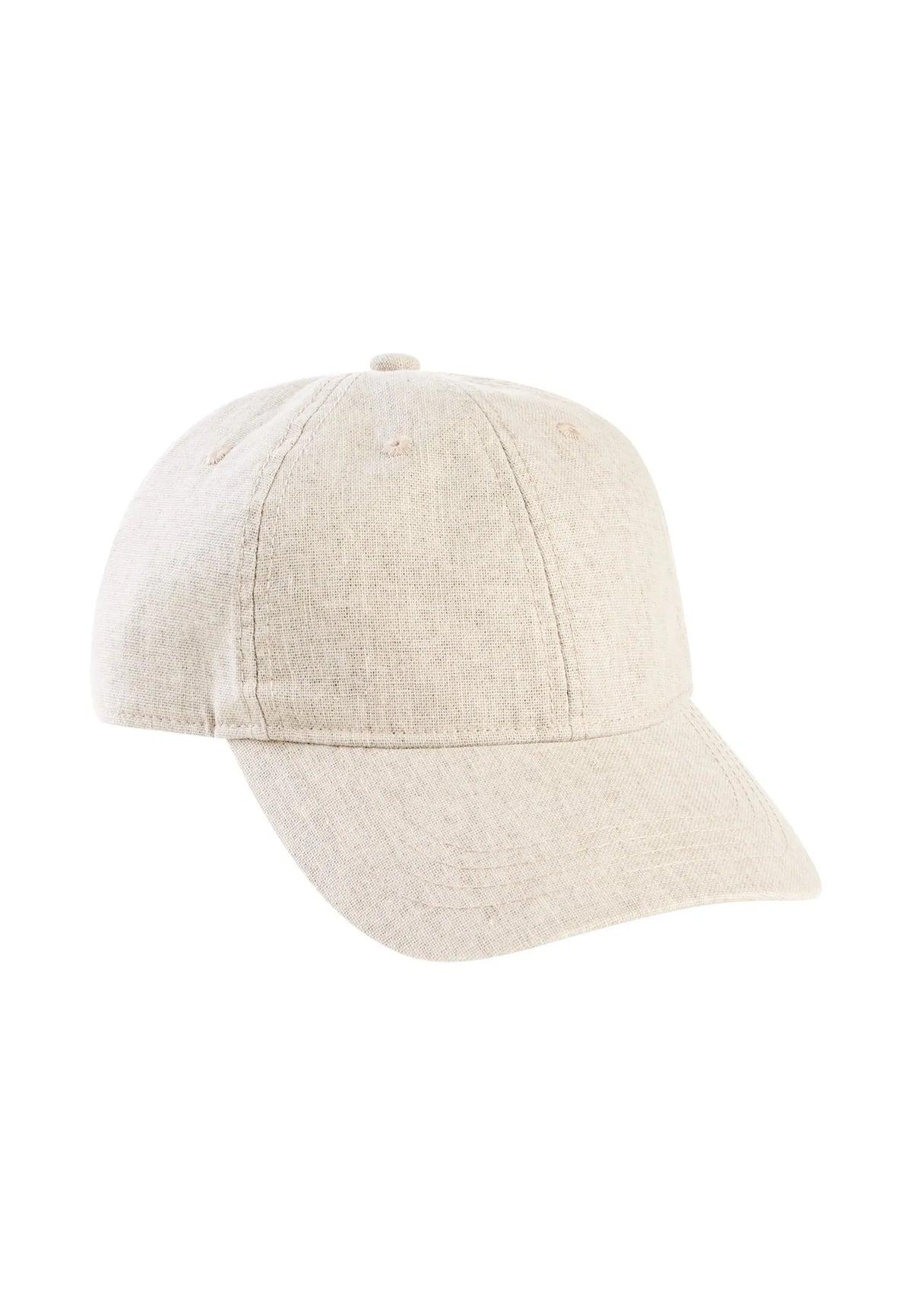 Cap aus Leinenmix