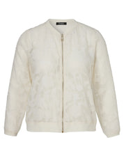 Blouson durchsichtig mit Floral Muster