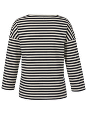 Sweatshirt gestreift aus Baumwolle