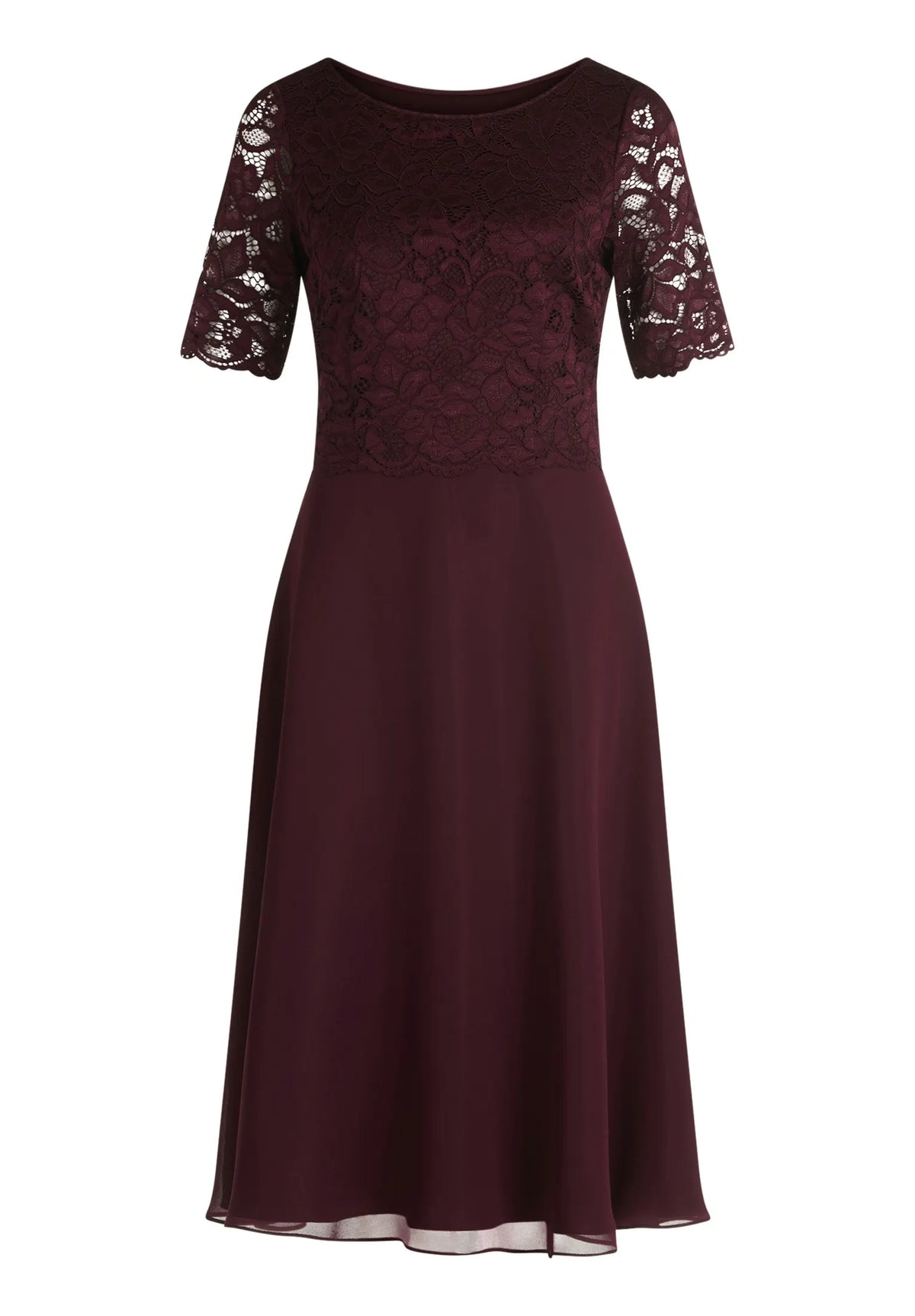 Cocktailkleid mit Spitzenstickerei