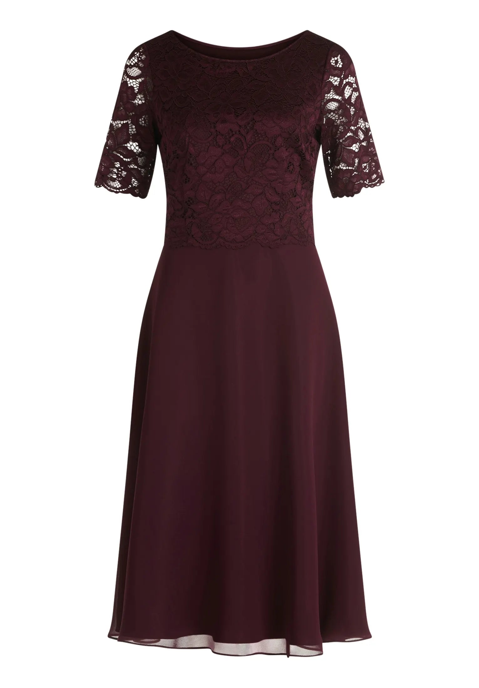 Cocktailkleid mit Spitzenstickerei