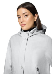 Übergangsjacke mit Kapuze