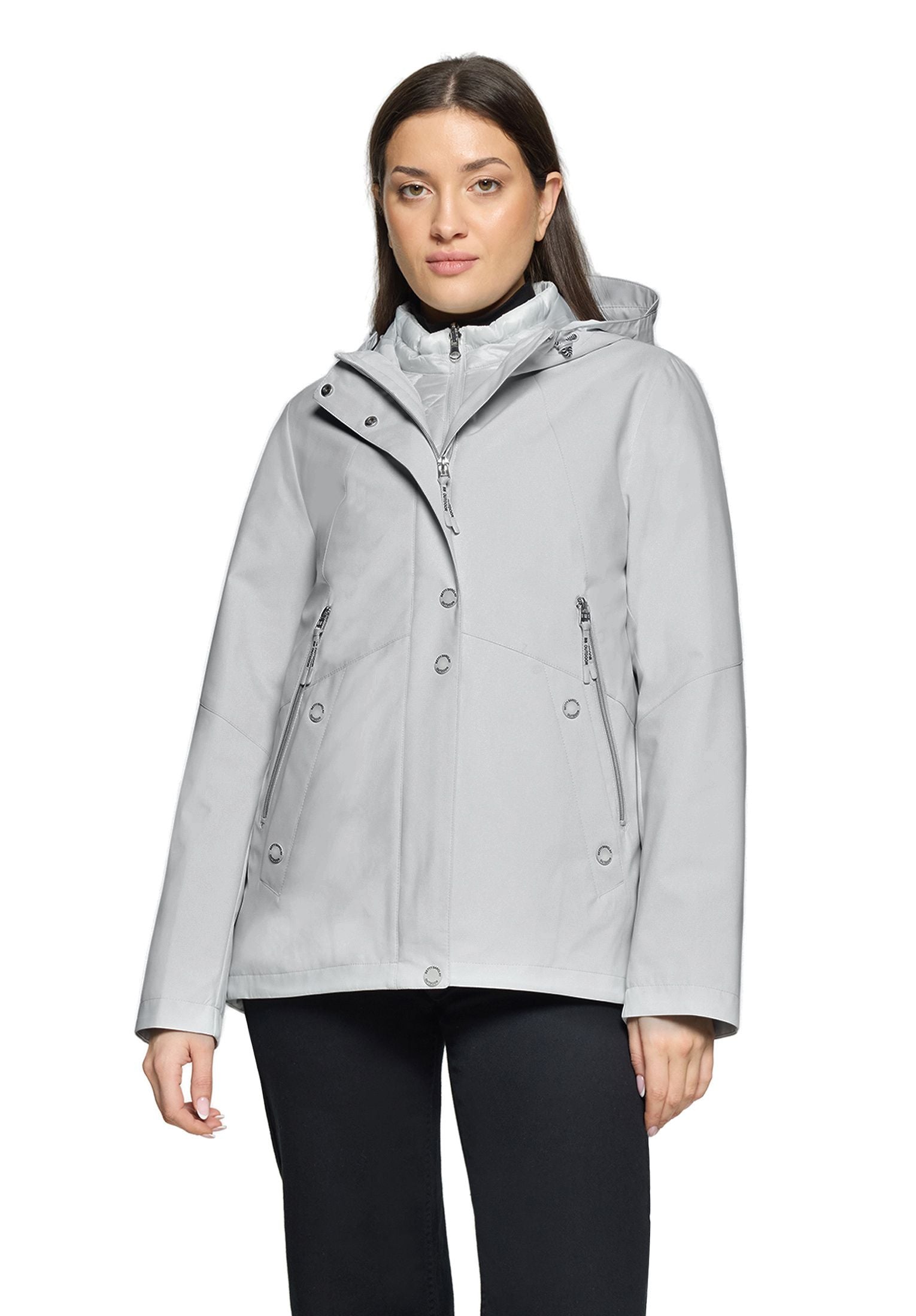 Übergangsjacke mit Kapuze