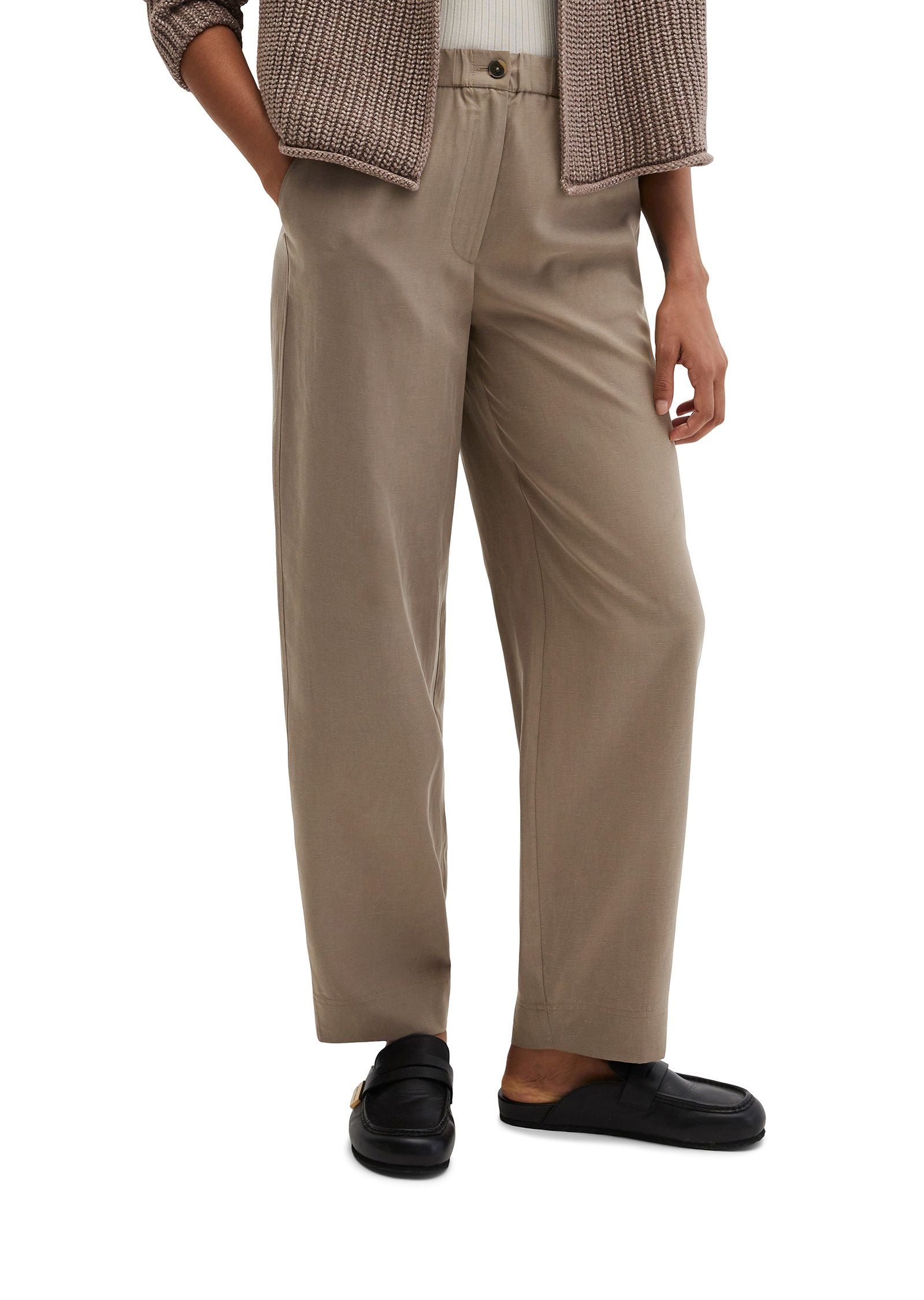 Stoffhose Barrel Fit