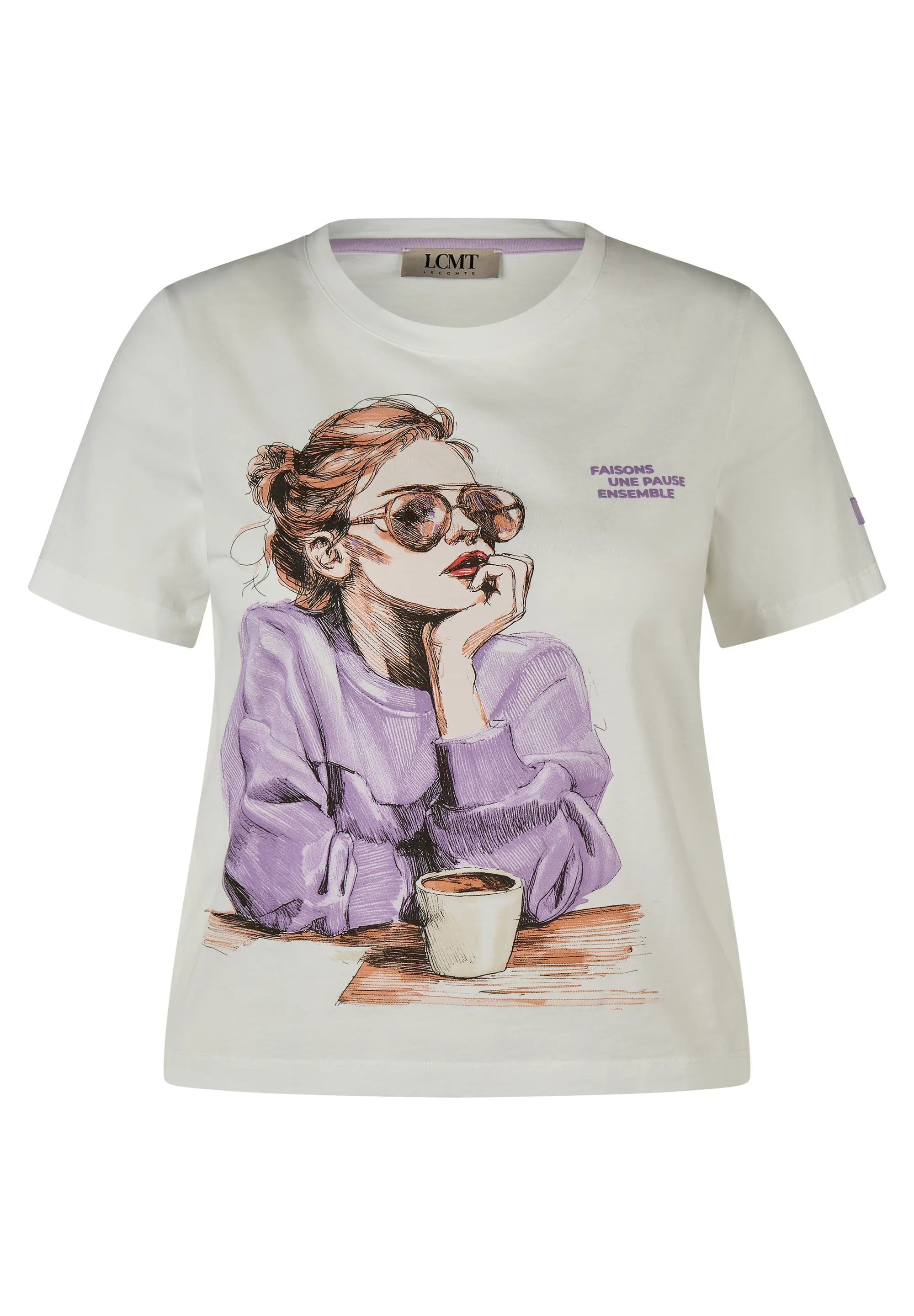 T-Shirt MARAIS VIBE aus Baumwolle