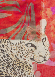 Schal mit Leopard-Motiv