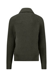 Strickpullover mit Quarter-Zip