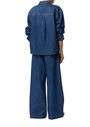 Jeansbluse Loose Fit