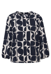 Langarmshirt aus Viskosemix