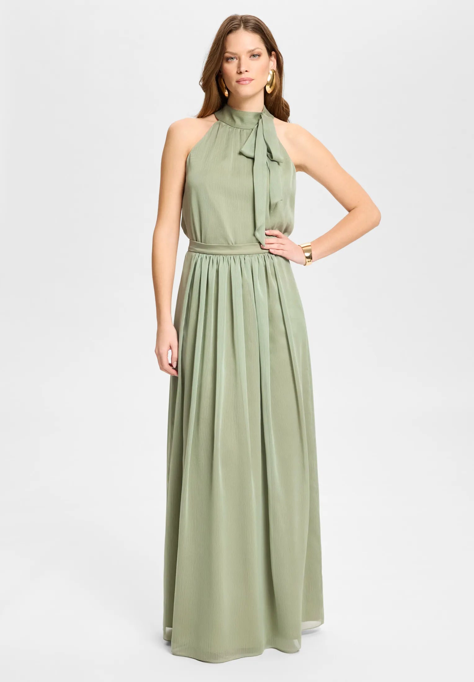 Faltenrock Crinkle-Chiffon-Optik