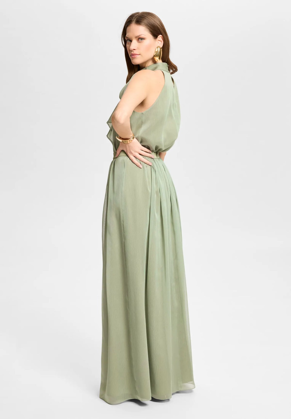 Faltenrock Crinkle-Chiffon-Optik