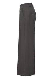 Hose Wide Leg aus Viskose-, Leinenmix