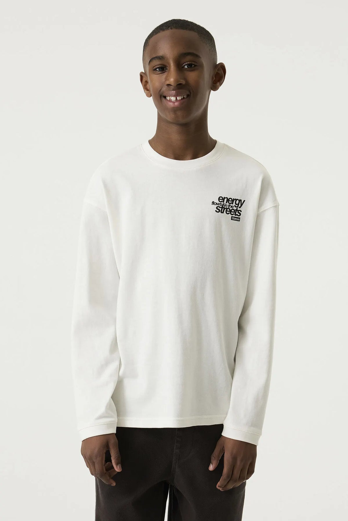 Langarmshirt aus Baumwolle
