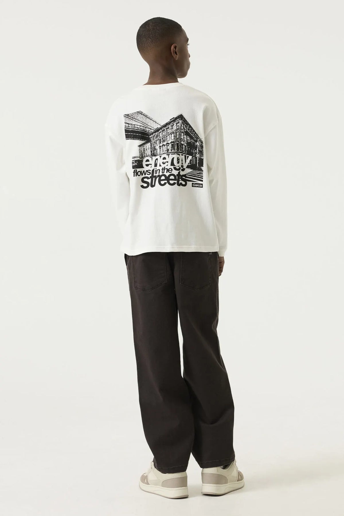 Langarmshirt aus Baumwolle