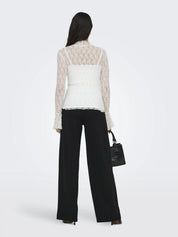 Bluse aus Spitze